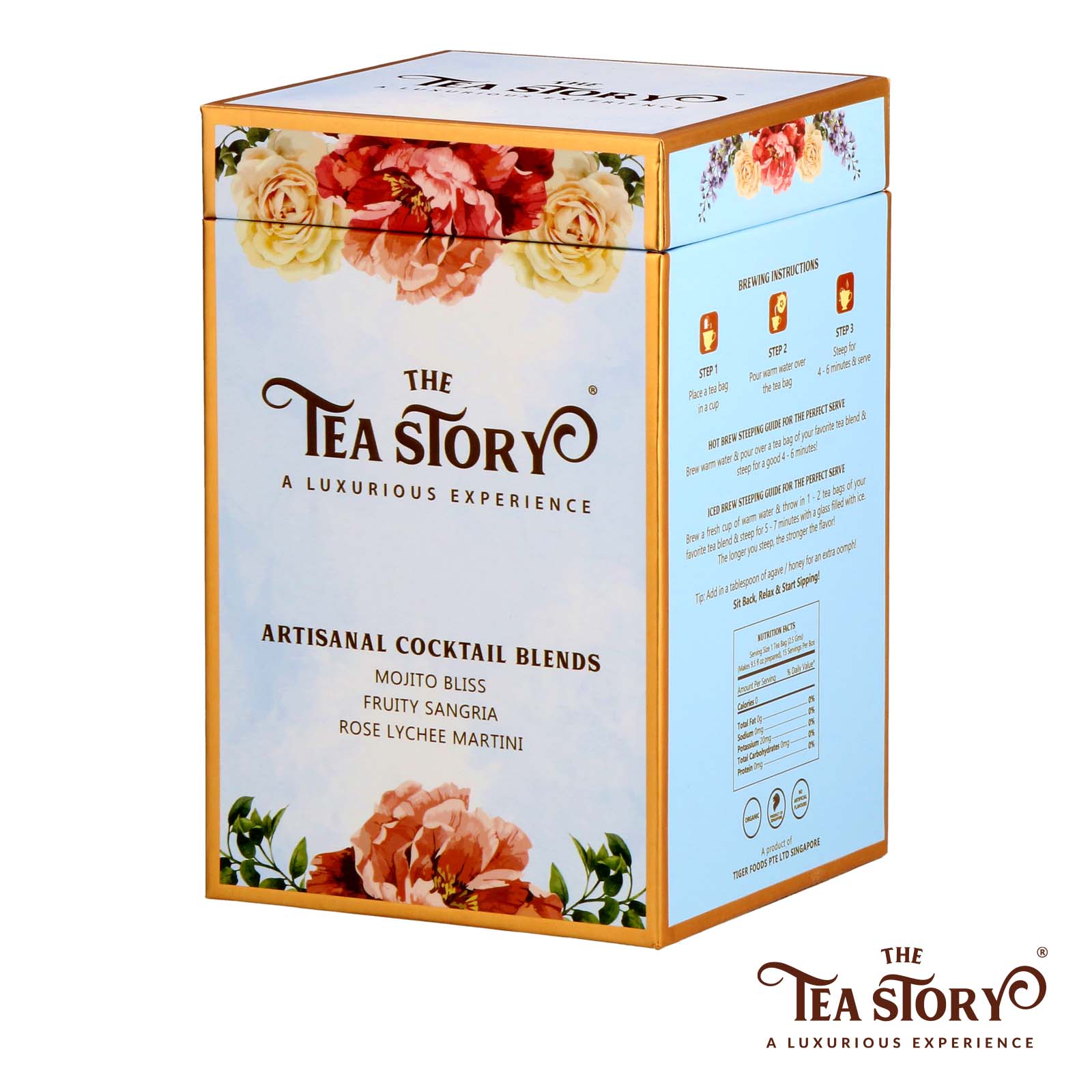 The Tea Story Cocktail Blends Assorted Tea Box