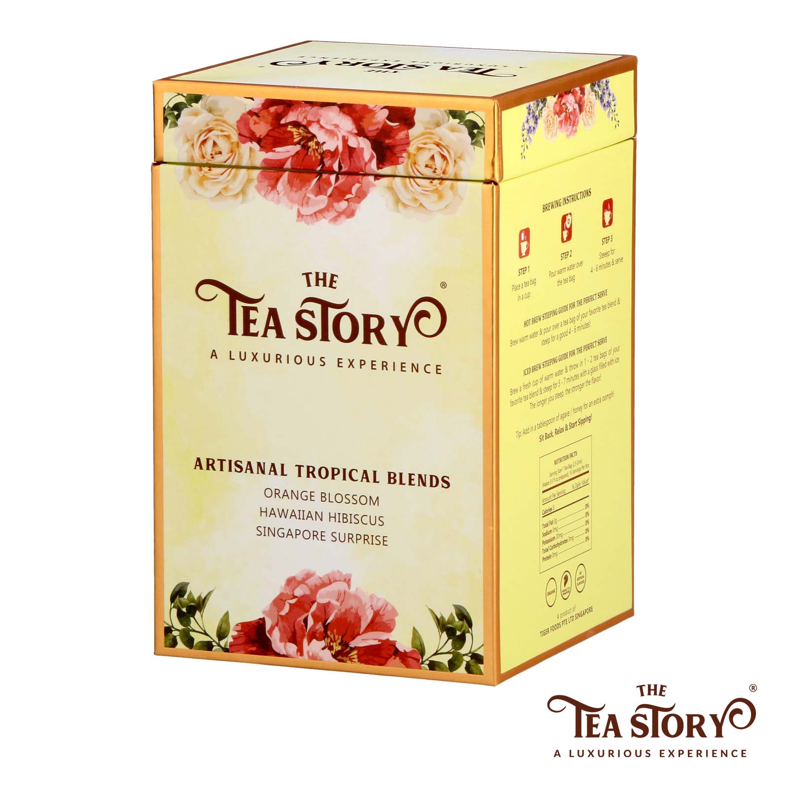 The Tea Story Tropical Blends Assorted Tea Box