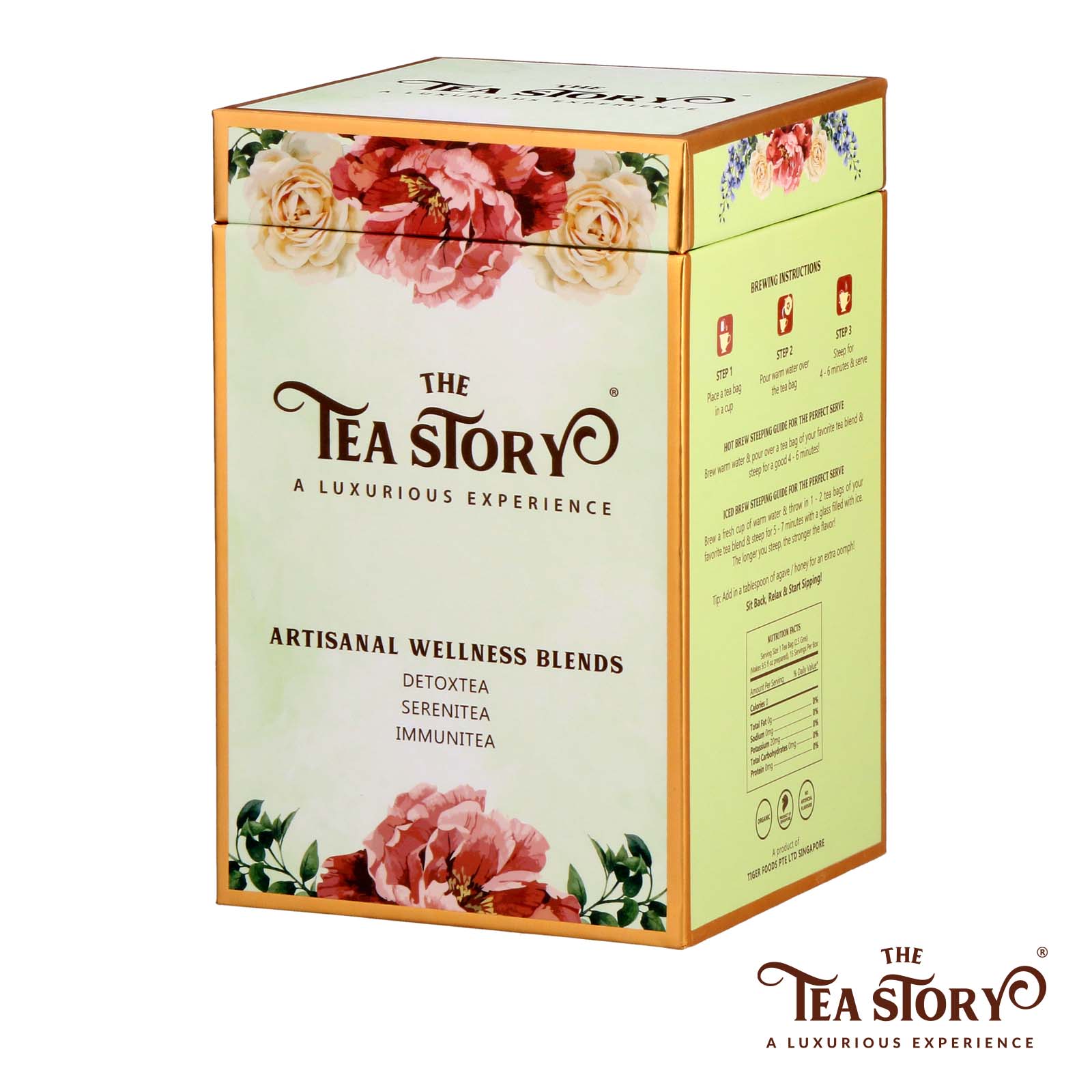 The Tea Story Wellness Blends Assorted Tea Box