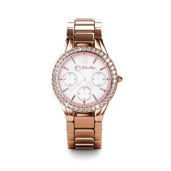 Pinkc Watch (Rose Gold, Pink)