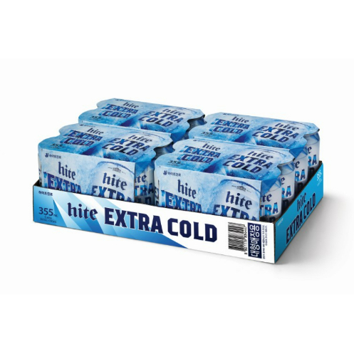 Hite Extra Cold Korean Beer 355ml x 24 Cans (1 Carton)