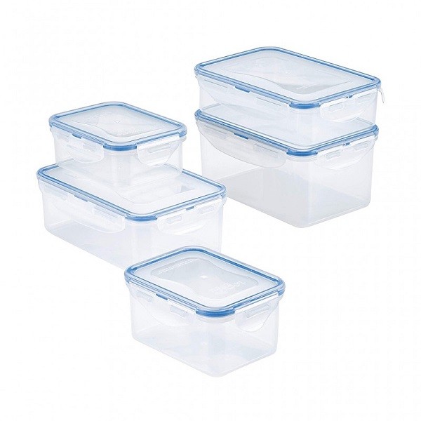 Algo Glass Food Container with Divider 1L