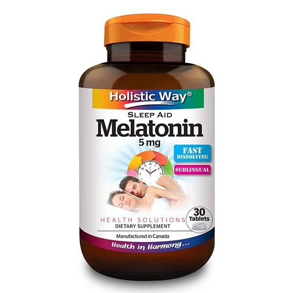 Holistic Way Sleep Aid Melatonin 5mg (30 Tablets)