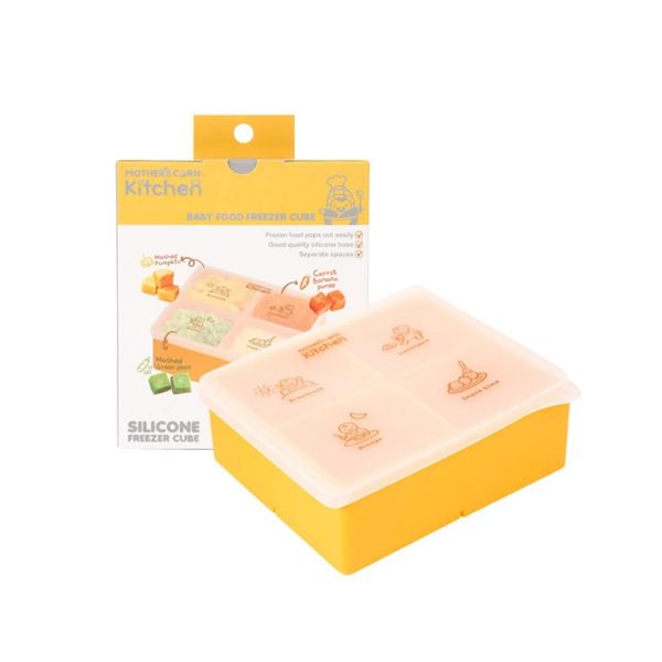 Mother's Corn Silicone Freezer Cube - Large Yellow