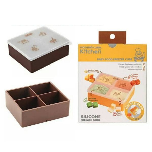 Mother's Corn Silicone Freezer Cube - Large Brown