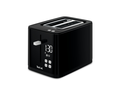 TEFAL Digital Black Toaster 2S TT6408