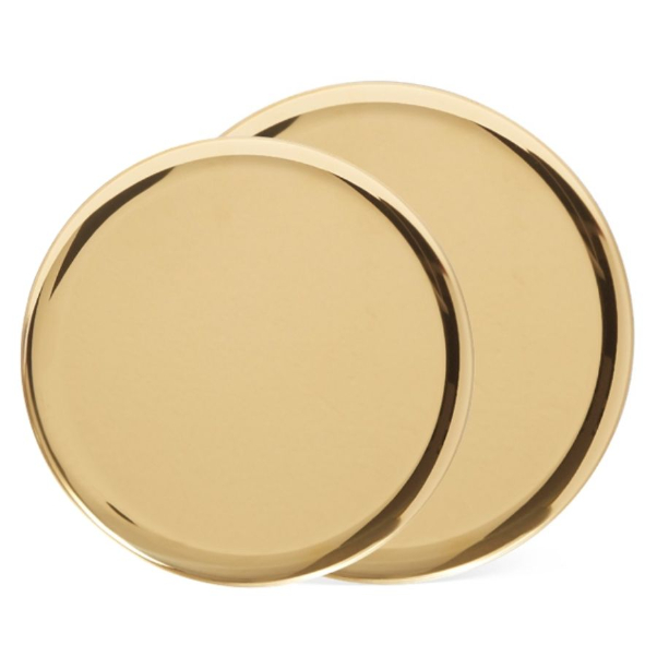 Truffula Forest [Large] Nordic Gold Round Plate