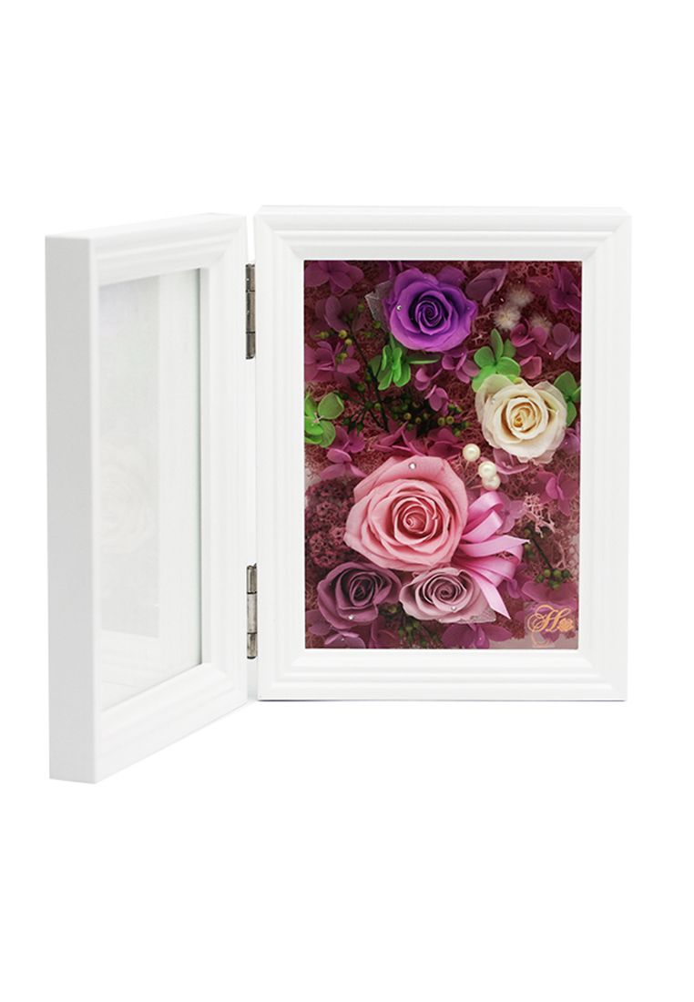Her Rose Memory Box (Red Pink + White)