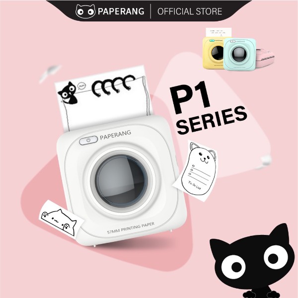 Paperang P1. No. 1 Best Selling Pocket Thermal Printer. Best Gift. Print labels, sticker, notes, business card.