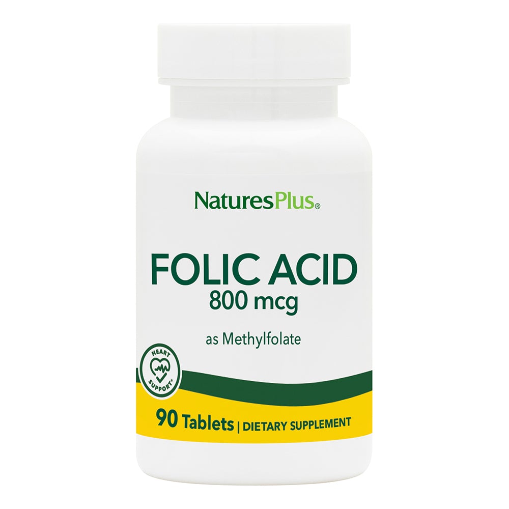 Natures Plus Folic Acid 800 mcg 90 Tablets