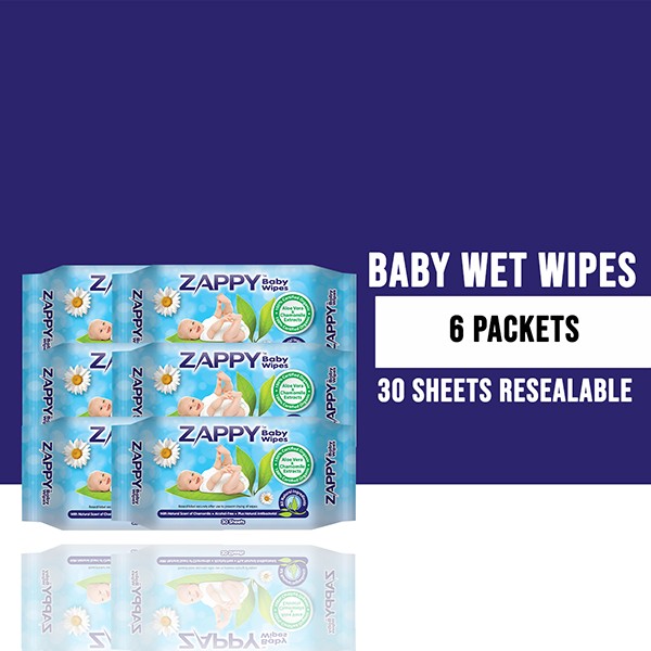 Zappy Baby Wipes 30 Sheets