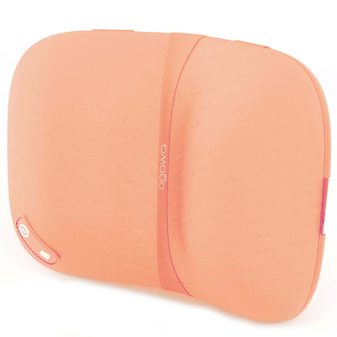 OGAWA Vizo V-SHAPE 120° Wireless Shiatsu Massager (Lush Pink)