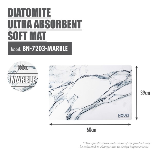 HOUZE - Diatomite Ultra Absorbent Soft Mat