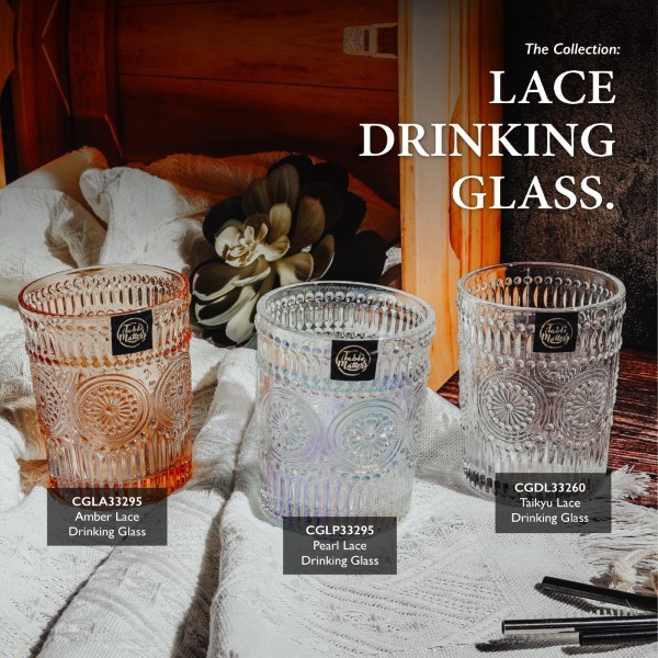 Table Matters - TAIKYU Lace Drinking Glass Collection