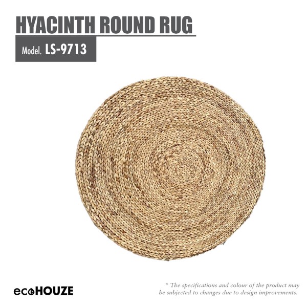 ecoHOUZE Hyacinth Round Rug (Dim:120cm / 160cm)