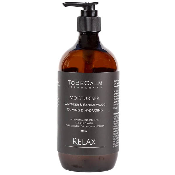 To Be Calm Relax - Lavender & Sandalwood -Moisturiser 500ml