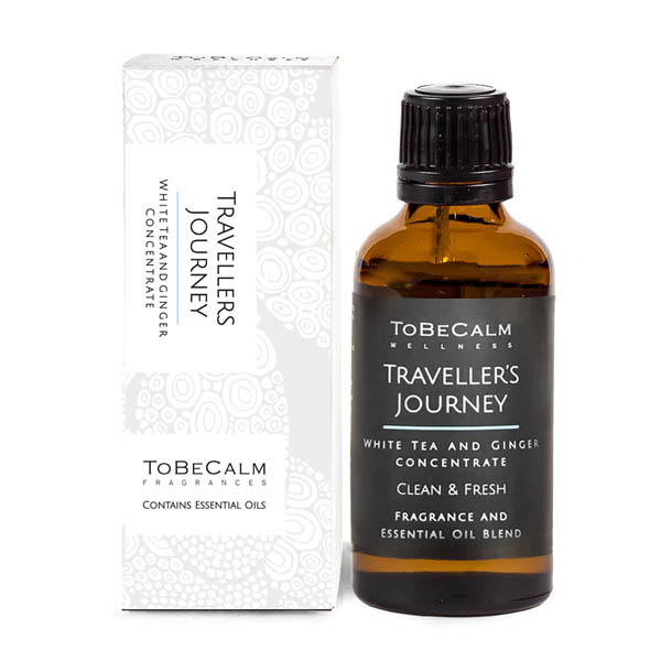 To Be Calm Traveler's Journey - White Tea & Ginger - Essential Oil Blend