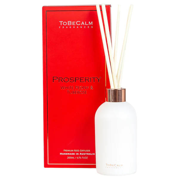 To Be Calm Prosperity - White Peony & Tuberose - Reed Diffuser 200 ML