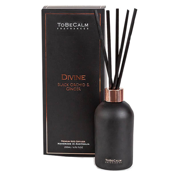 To Be Calm Divine - Black Orchid & Ginger - Reed Diffuser 200 ML