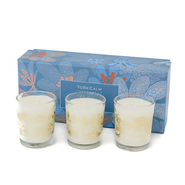 To Be Calm The Beach Collection - Votive Candle Set