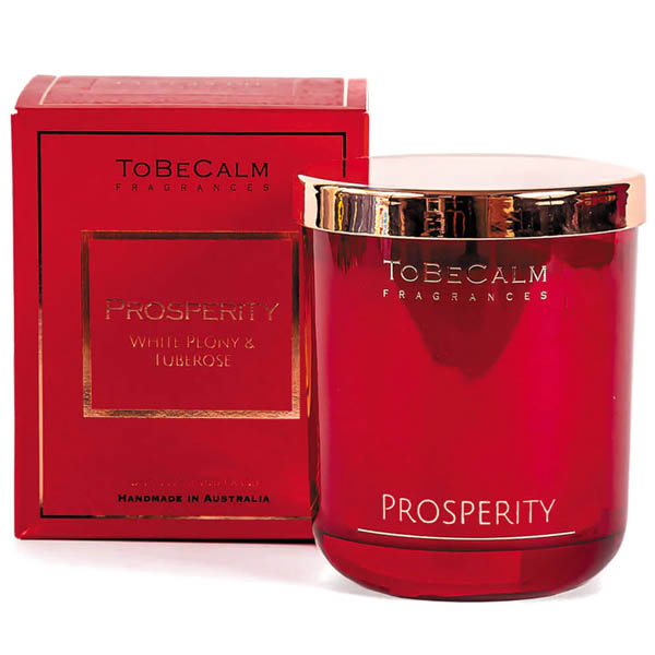 To Be Calm Prosperity - White Peony & Tuberose - Deluxe XL Soy Candle