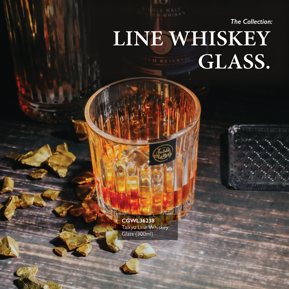 Table Matters - TAIKYU Line Whiskey Glass - 310ml