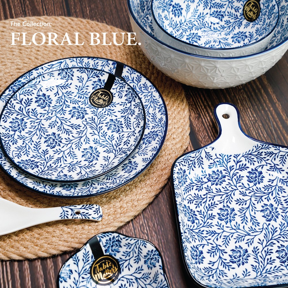 Table Matters - Floral Blue Collection