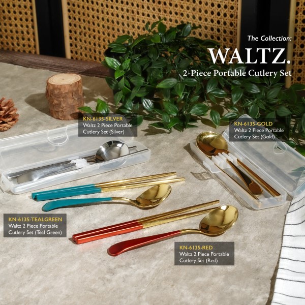 Table Matters - Waltz 2 Piece Portable Cutlery Set
