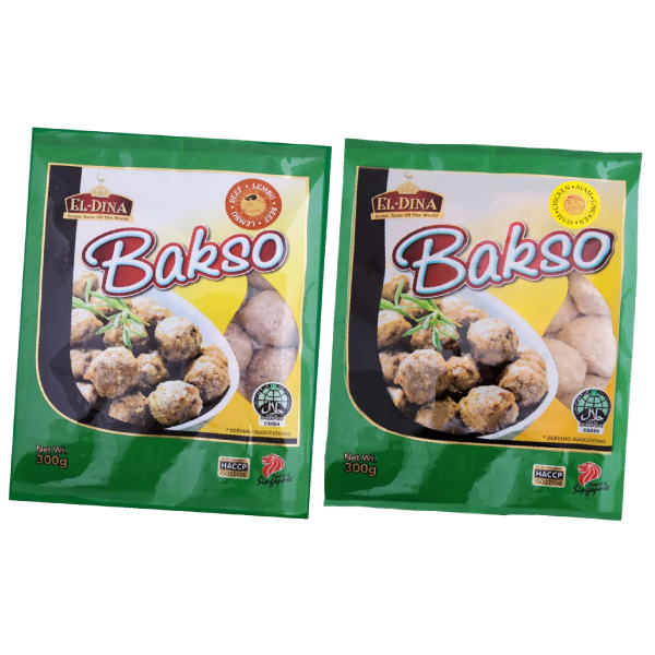 [Bundle of 2] EL-Dina Beef/Chicken Bakso 300g Frozen (Halal)