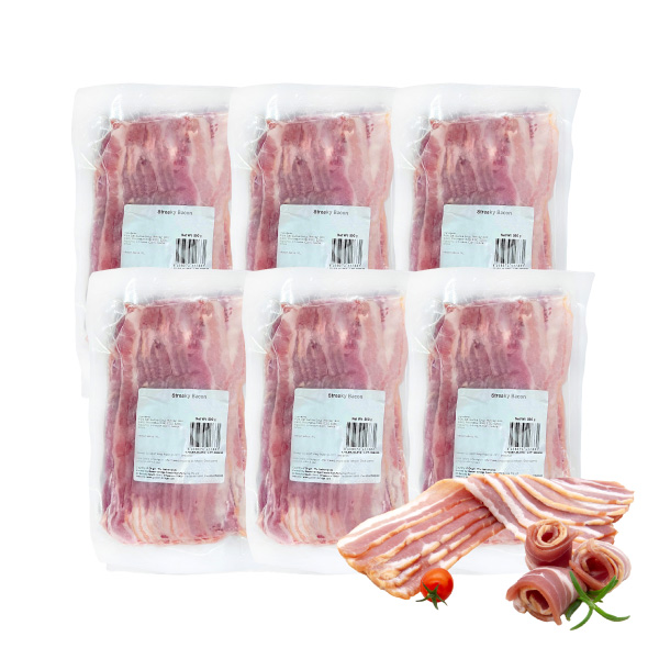 Kelly's Streaky Bacon 3KG (500gx6) Frozen