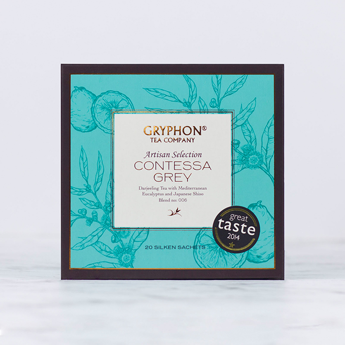 [GRYPHON TEA COMPANY] Contessa Grey Black Tea Artisan Collection - 20 Sachets