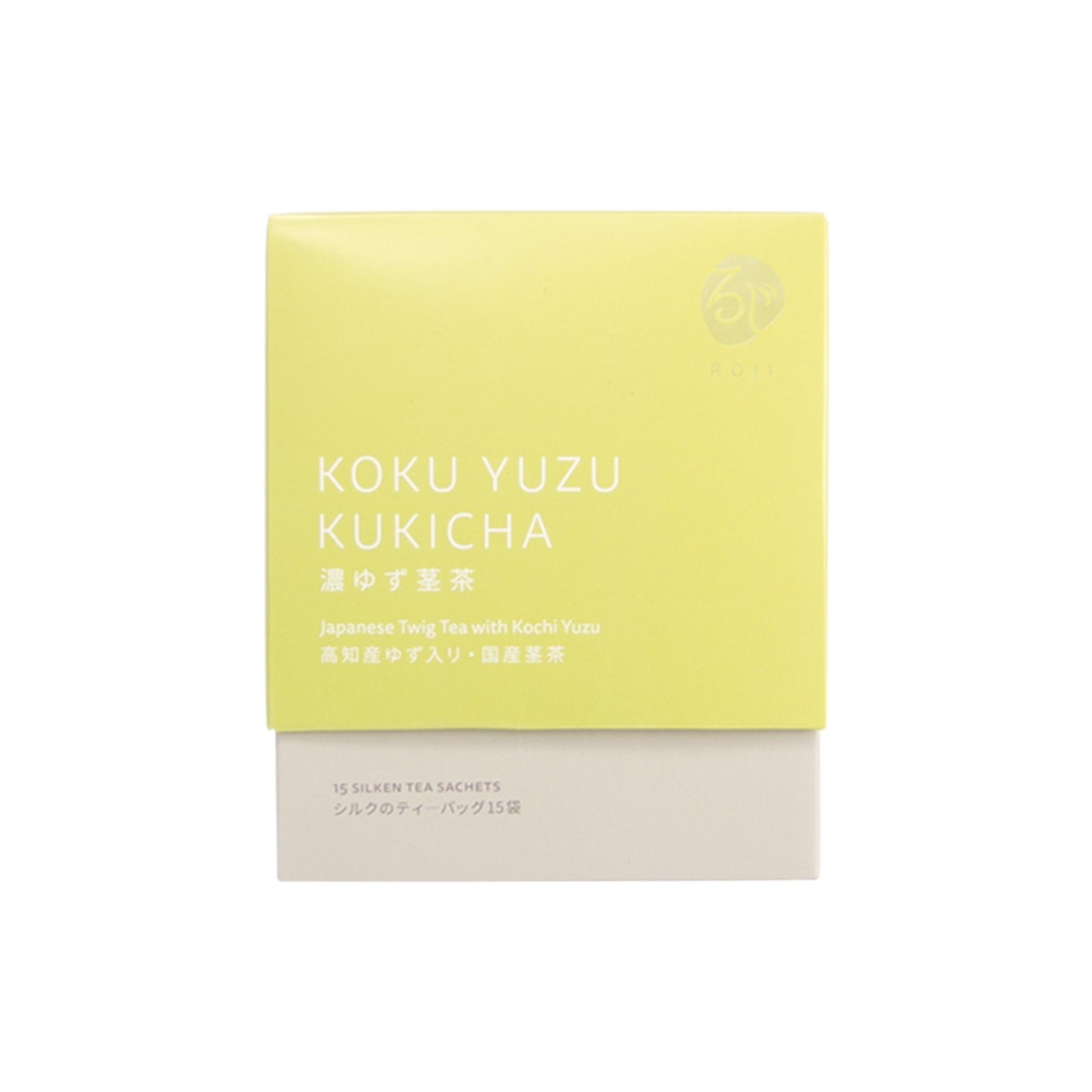 [ROJI CHA] Koku Yuzu Kukicha Green Tea Japanese Twig Tea with Koki Yuzu - 15 Sachets