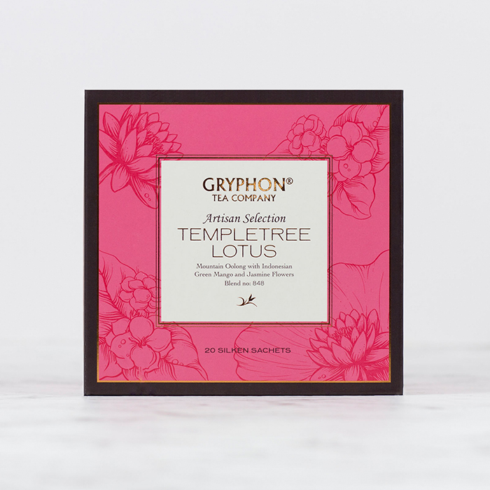 [GRYPHON TEA COMPANY] Templetree Lotus Oolong Tea Artisan Collection - 20 Sachets