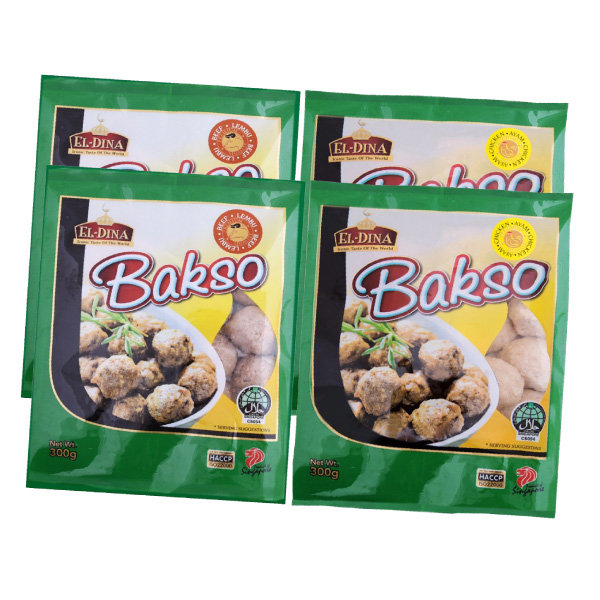 [Bundle of 4] EL-Dina Beef/Chicken Bakso 300g Frozen (Halal)