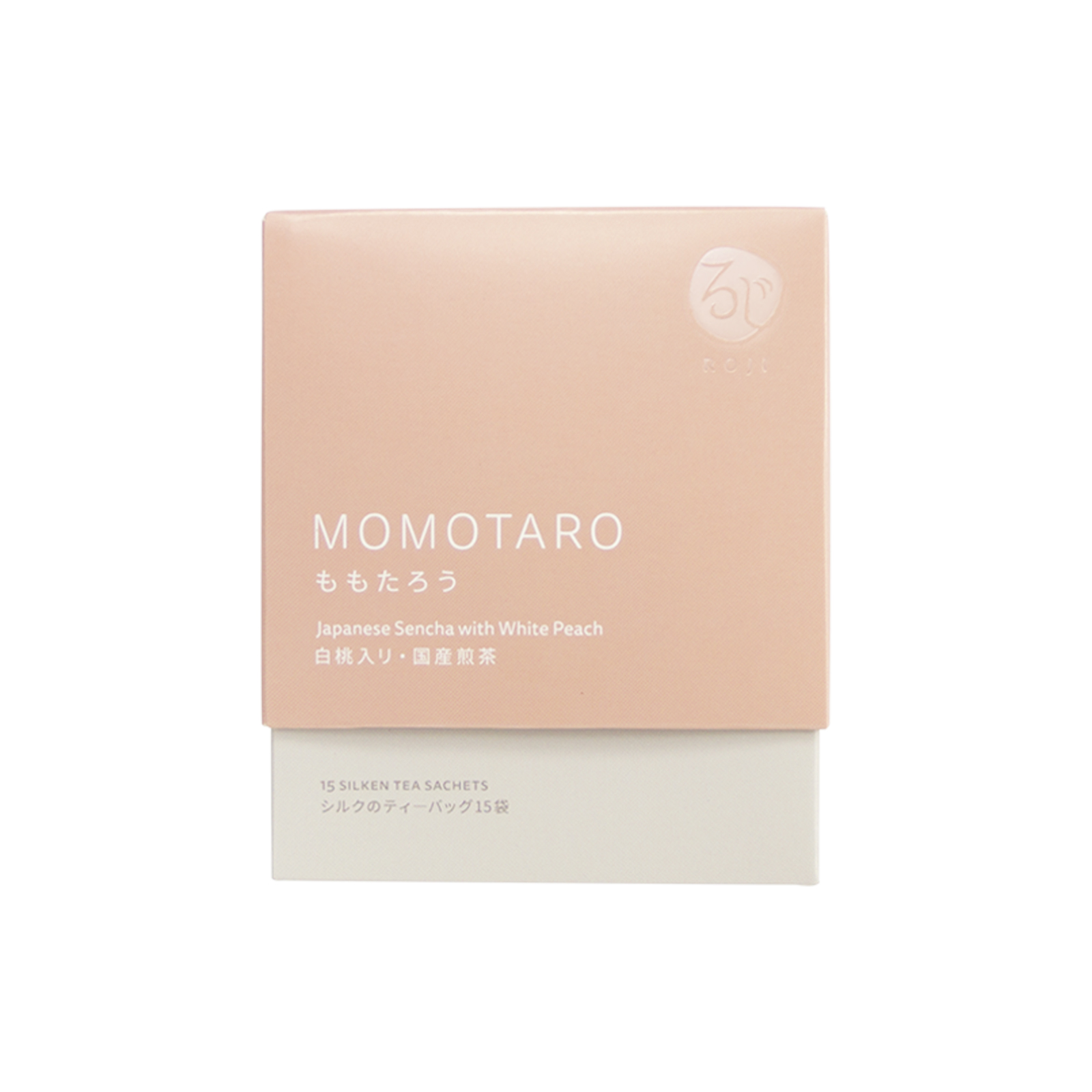 [ROJI CHA] Momotaro Green Tea Japanese Sencha with White Peach - 15 Sachets