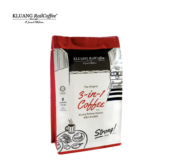 Original Kluang Rail Coffee 3 in 1 Kaw  [Bundle of 6]