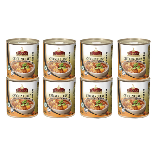 [Bundle of 8] El-Dina Chicken Curry with Potatoes 300g (Halal)