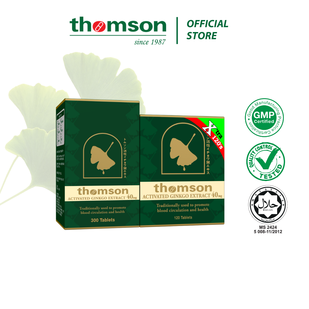 Thomson Health Activated Ginkgo Extract - Improve Blood Circulation High in Antioxidant (300+120 Tablets)