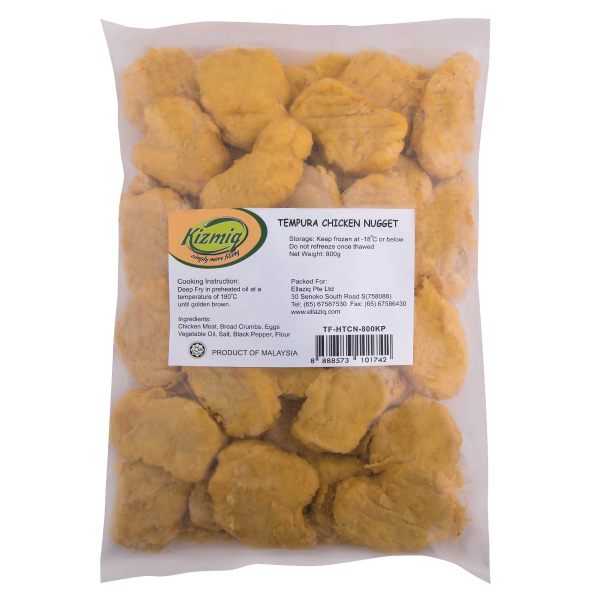 Kizmiq Tempura Chicken Nugget 800g Frozen (Halal)