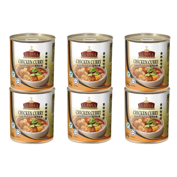 [Bundle of 6] El-Dina Chicken Curry with Potatoes 300g (Halal)