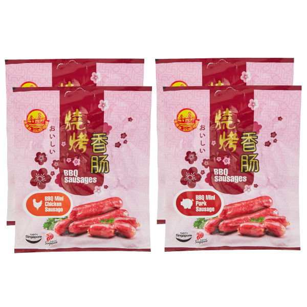 [Bundle of 2] Golden Bridge Mini BBQ Sausages 250g Chilled